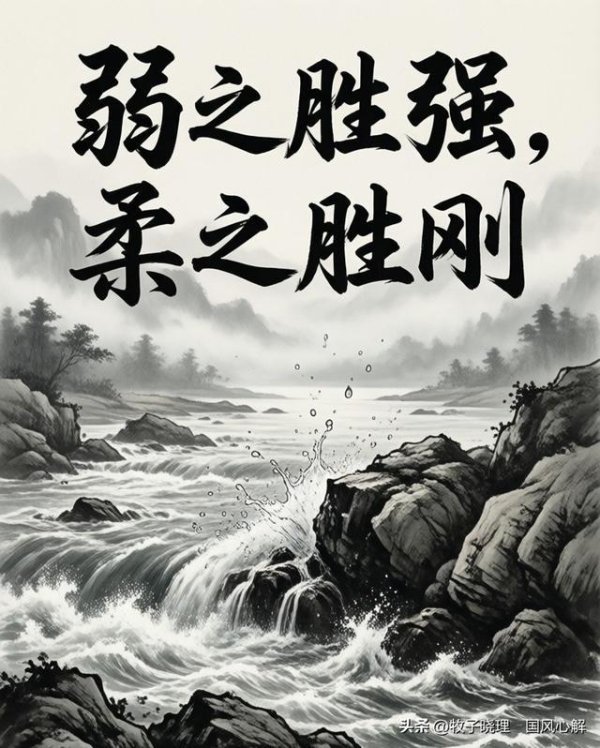 《道德经·百感百悟》第78悟 ：天下莫柔弱于水
