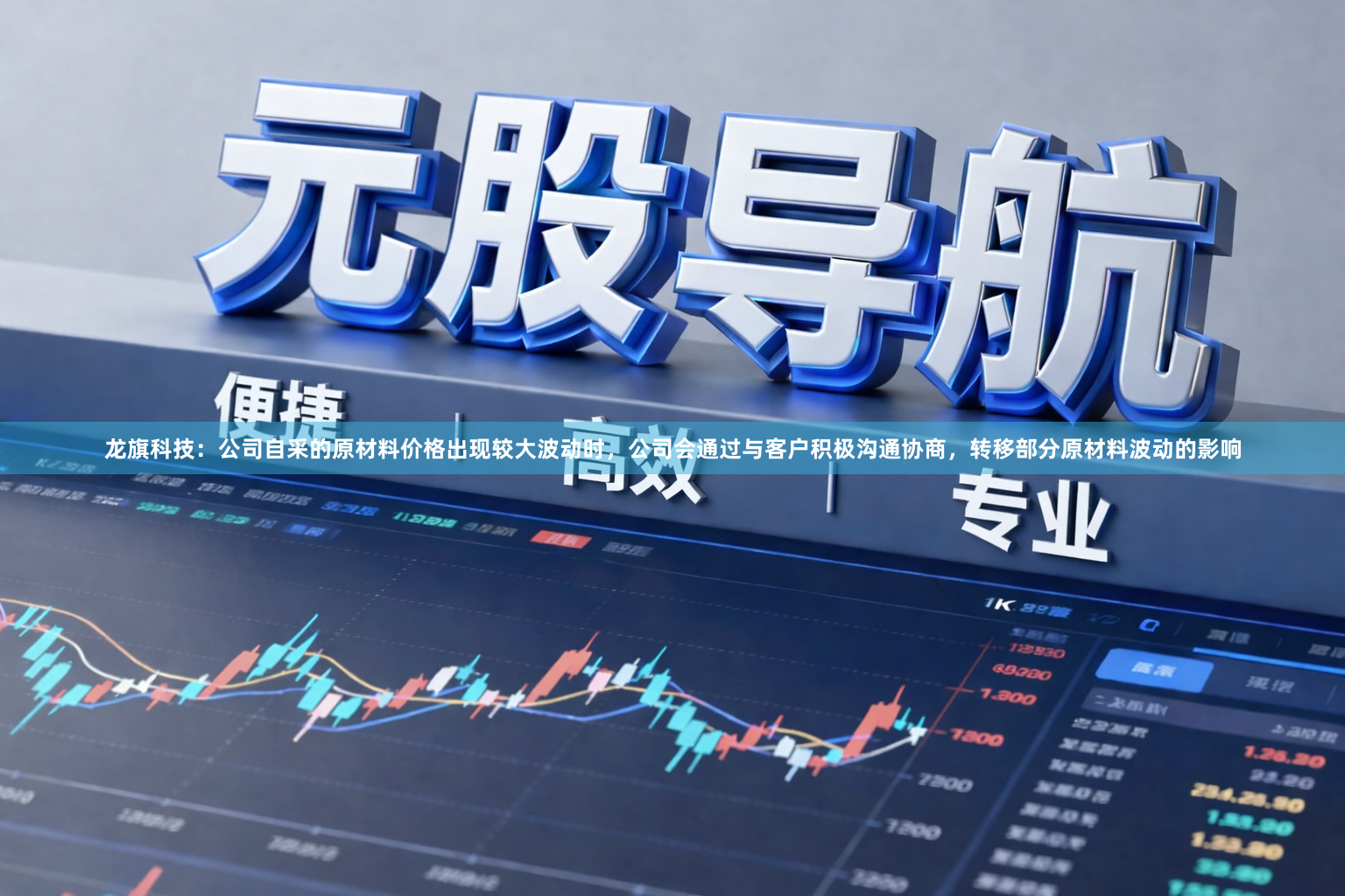 龙旗科技：公司自采的原材料价格出现较大波动时，公司会通过与客户积极沟通协商，转移部分原材料波动的影响